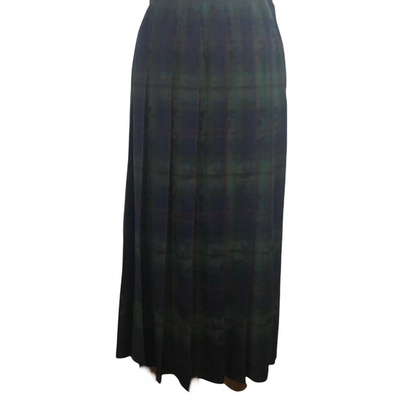 PENDLETON VINTAGE CLASSIC PLEATED WOOL SKIRT - Picture 3 of 14